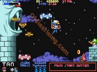 une photo d'Ã©cran de Mega Twins sur Arcade